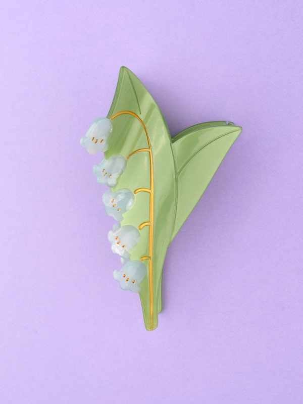 ♣ Lily Of The Valley Hair Claw-1