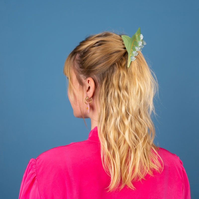 ♣ Lily Of The Valley Hair Claw-2