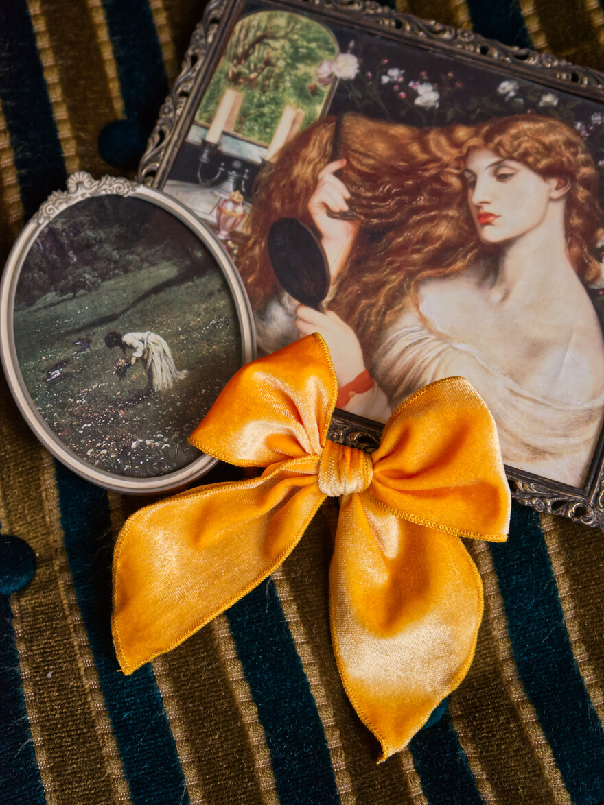 Fortune Velvet Hair Ribbon SUNDOWN