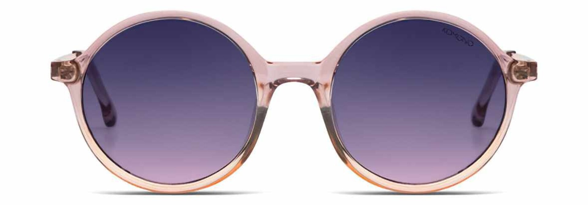 ♣ Medison Metal Blush Rose Gold Sunglasses