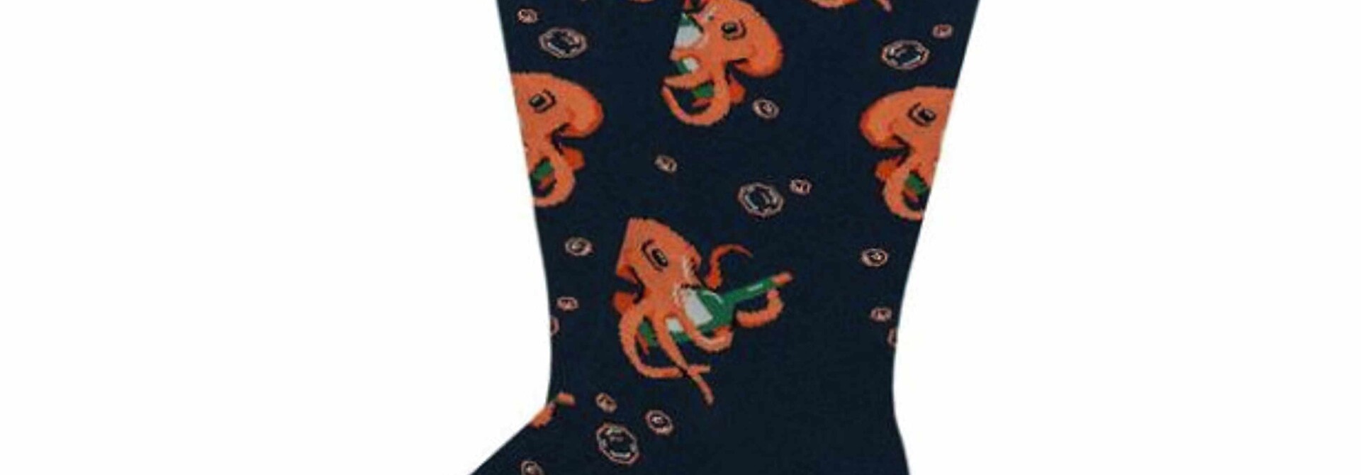 ♣ Blue Bubbly Octopus Socks