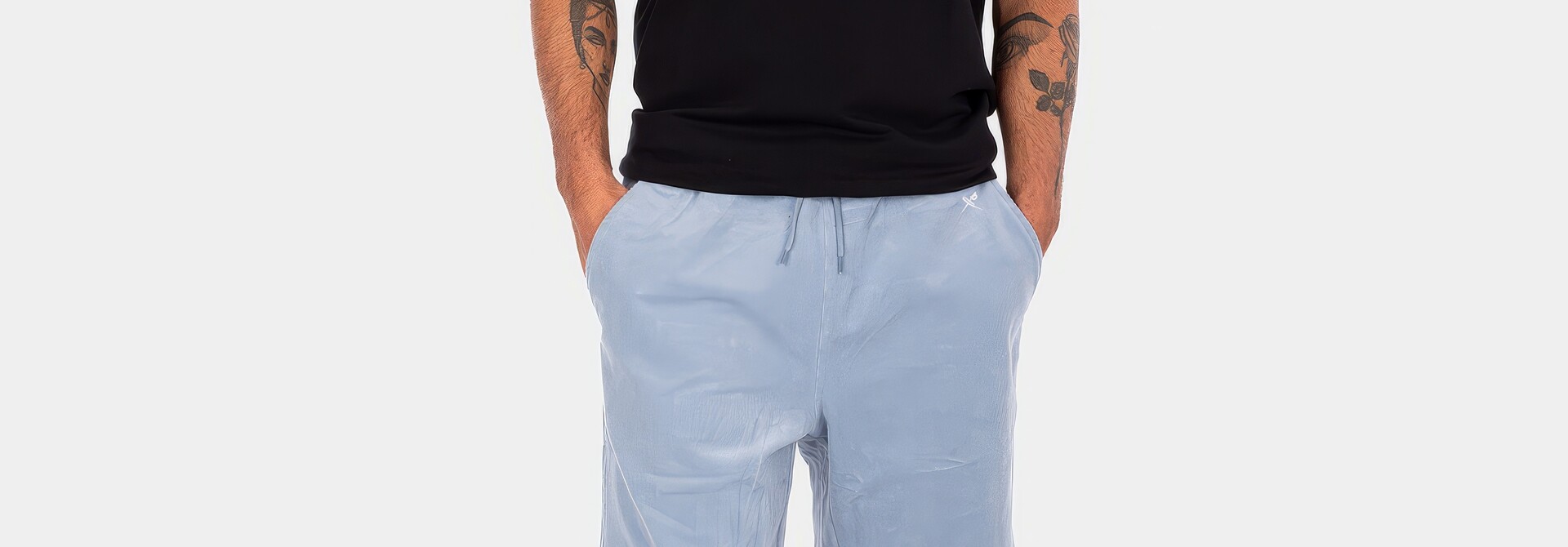 ♣ Corvin Corduroy Light Blue Shorts