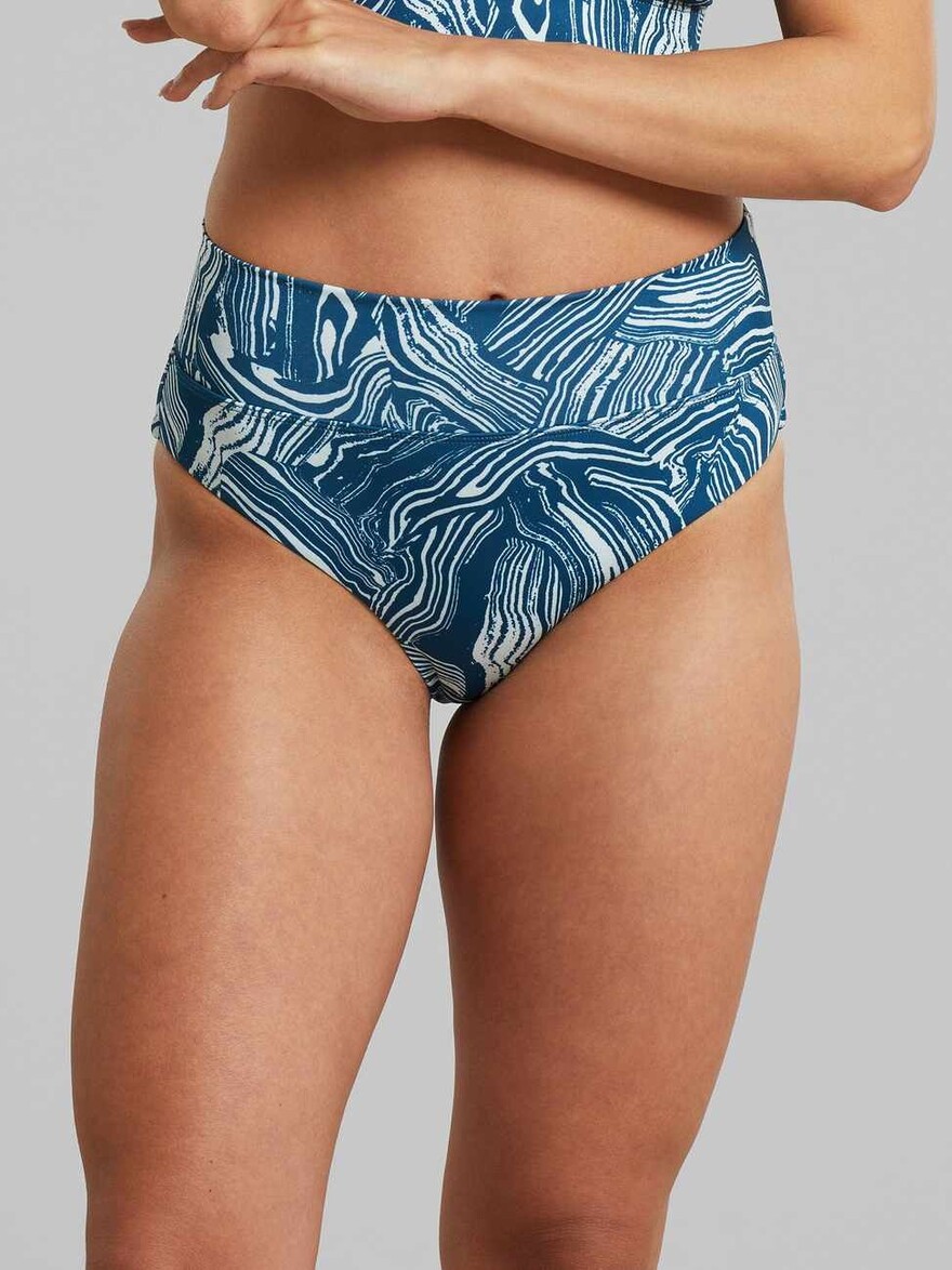 ♣ Slite Blue Fingerprint Bikini Bottom