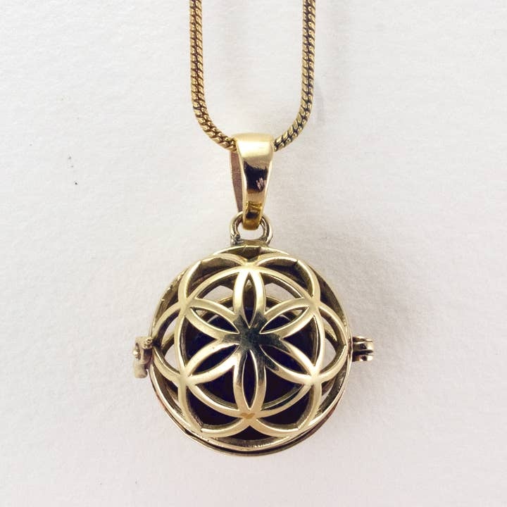 Seed Of Life Diffuser Necklace-1