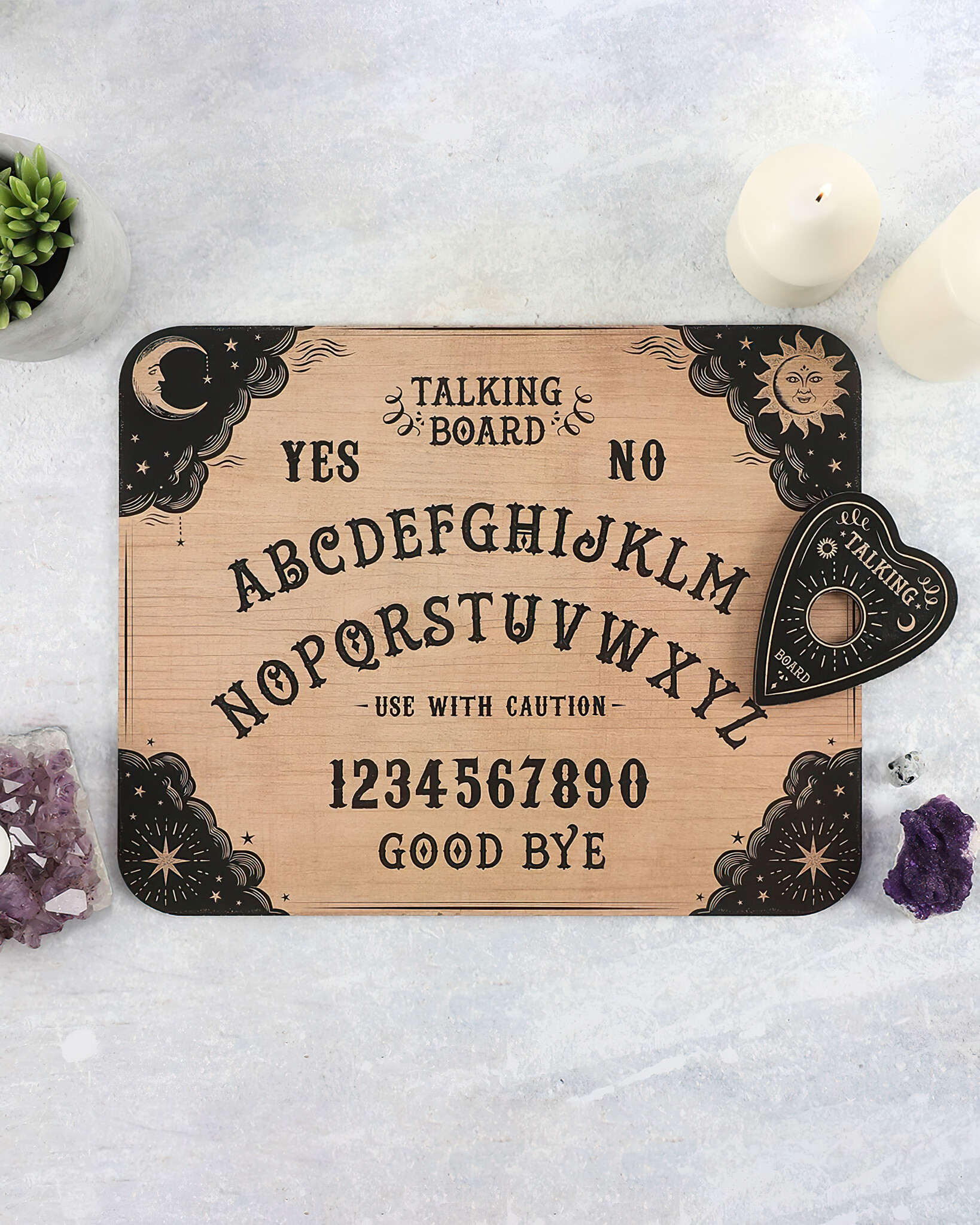 Talking Board With Plancette - Wood-1