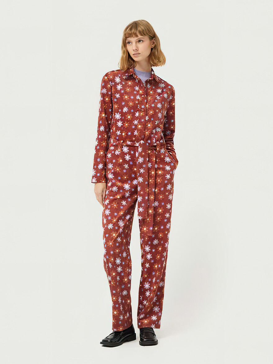 Purple Dreams Corduroy Jumpsuit