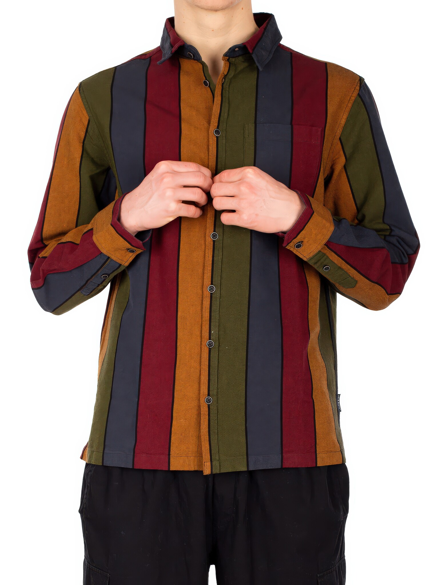 ♣ Samuel Stripe Bowling Is For Emo's Shirt-2