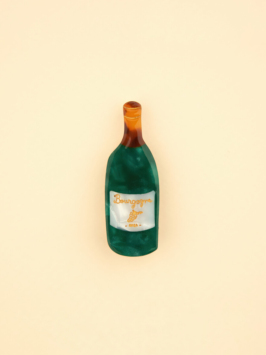 ♣ Wine Hair Clip