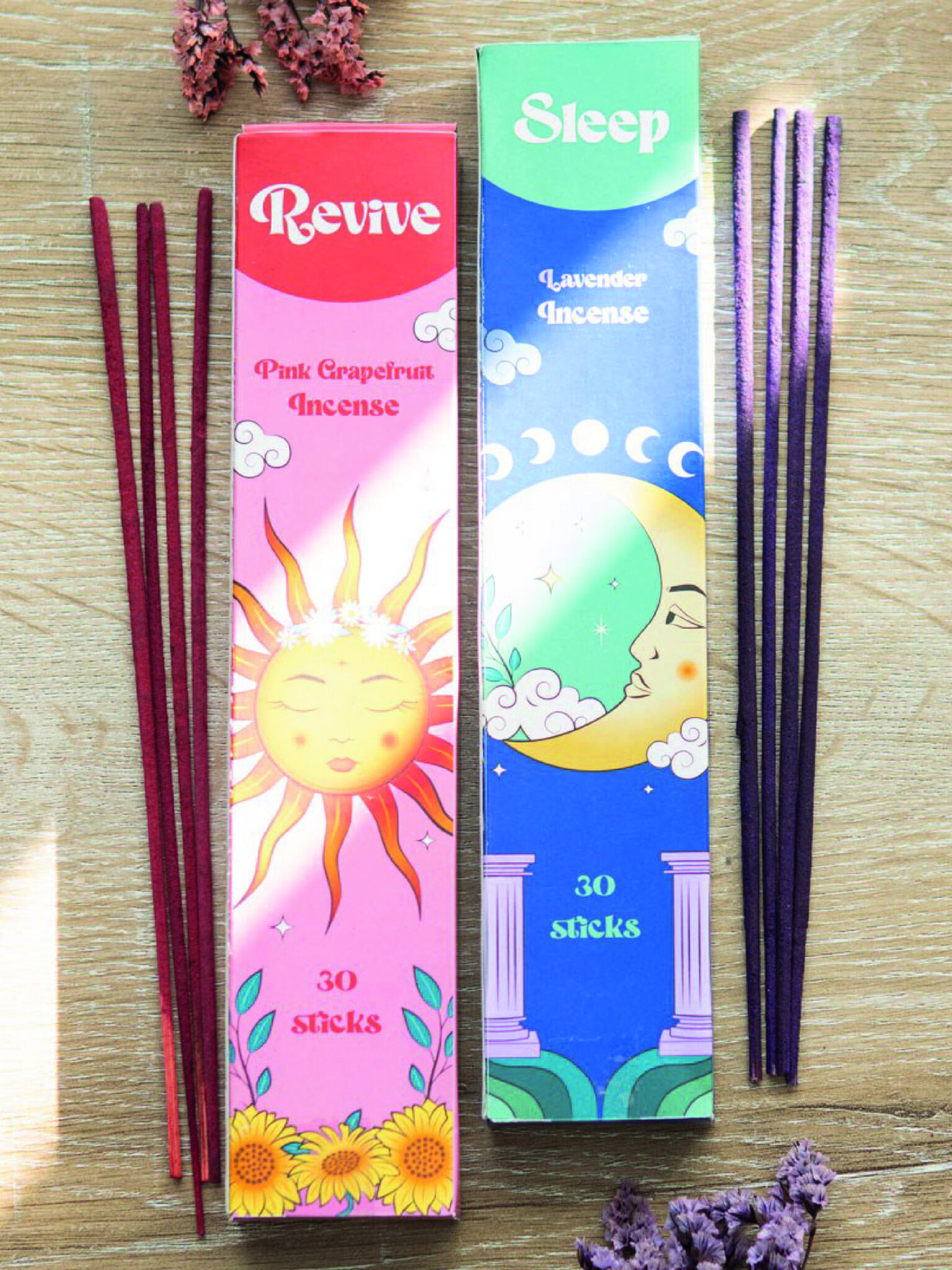 Set of 2 Sleep & Revive Incense Stick Sets - BLACKFISH Utrecht