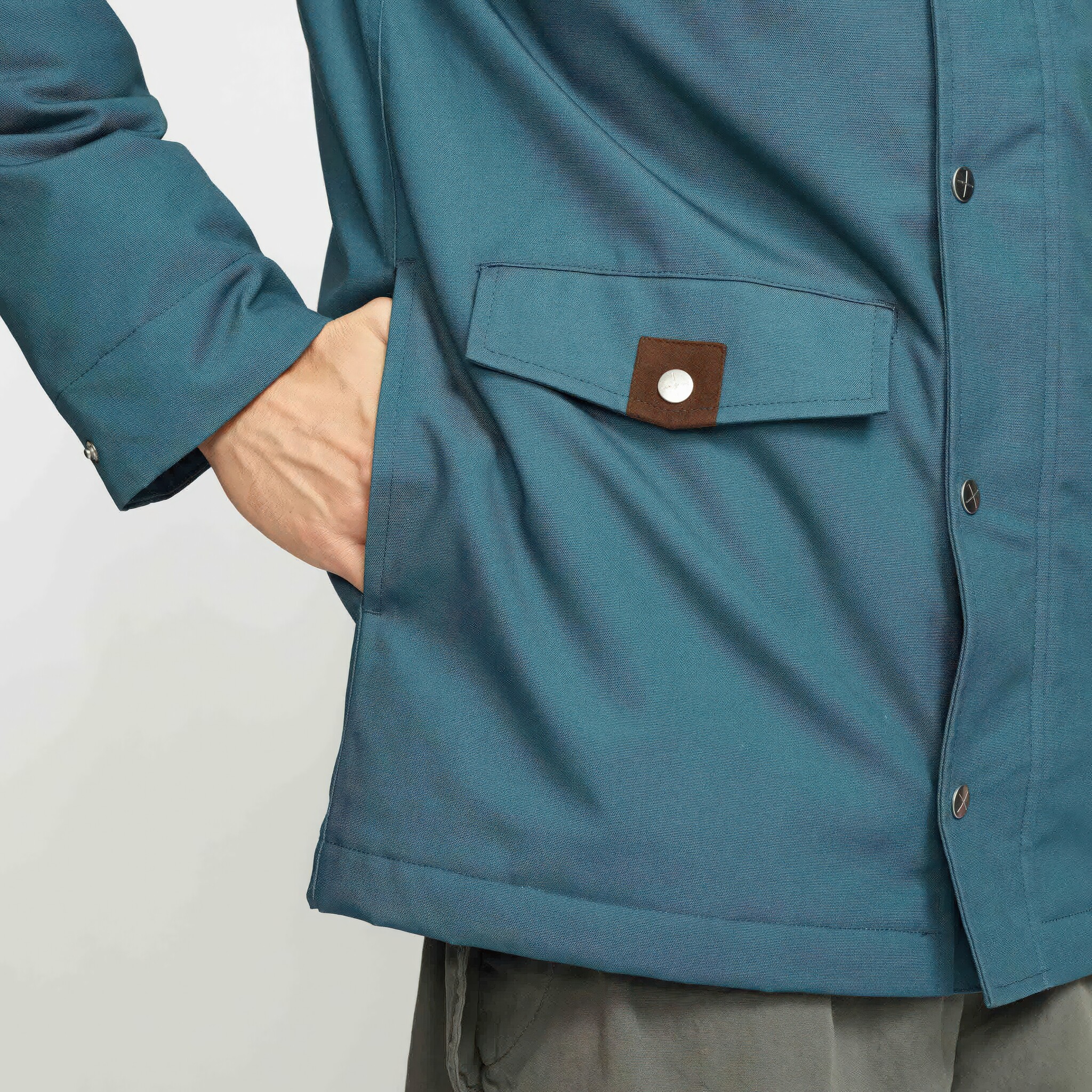 ♣ Perky Parka Petrol Jacket-5