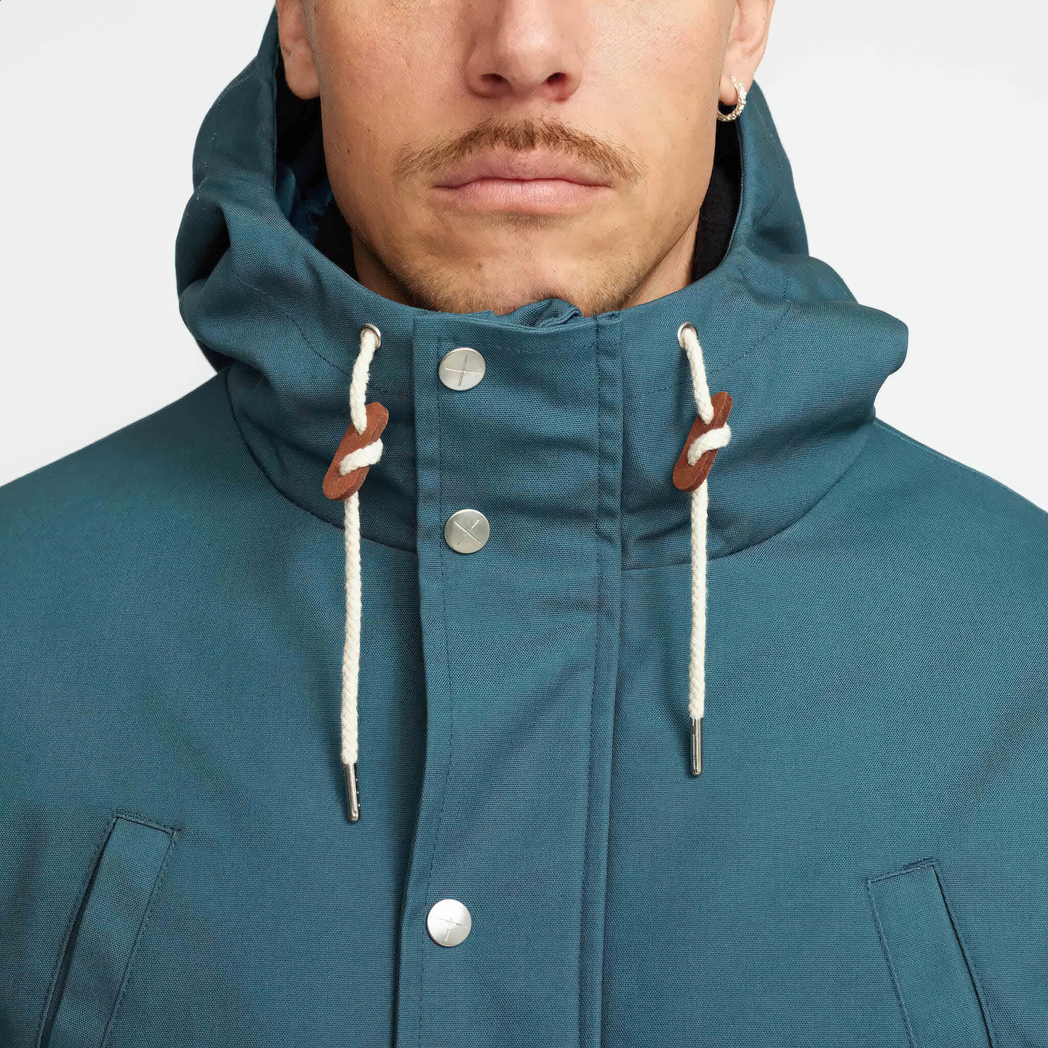 ♣ Perky Parka Petrol Jacket-6