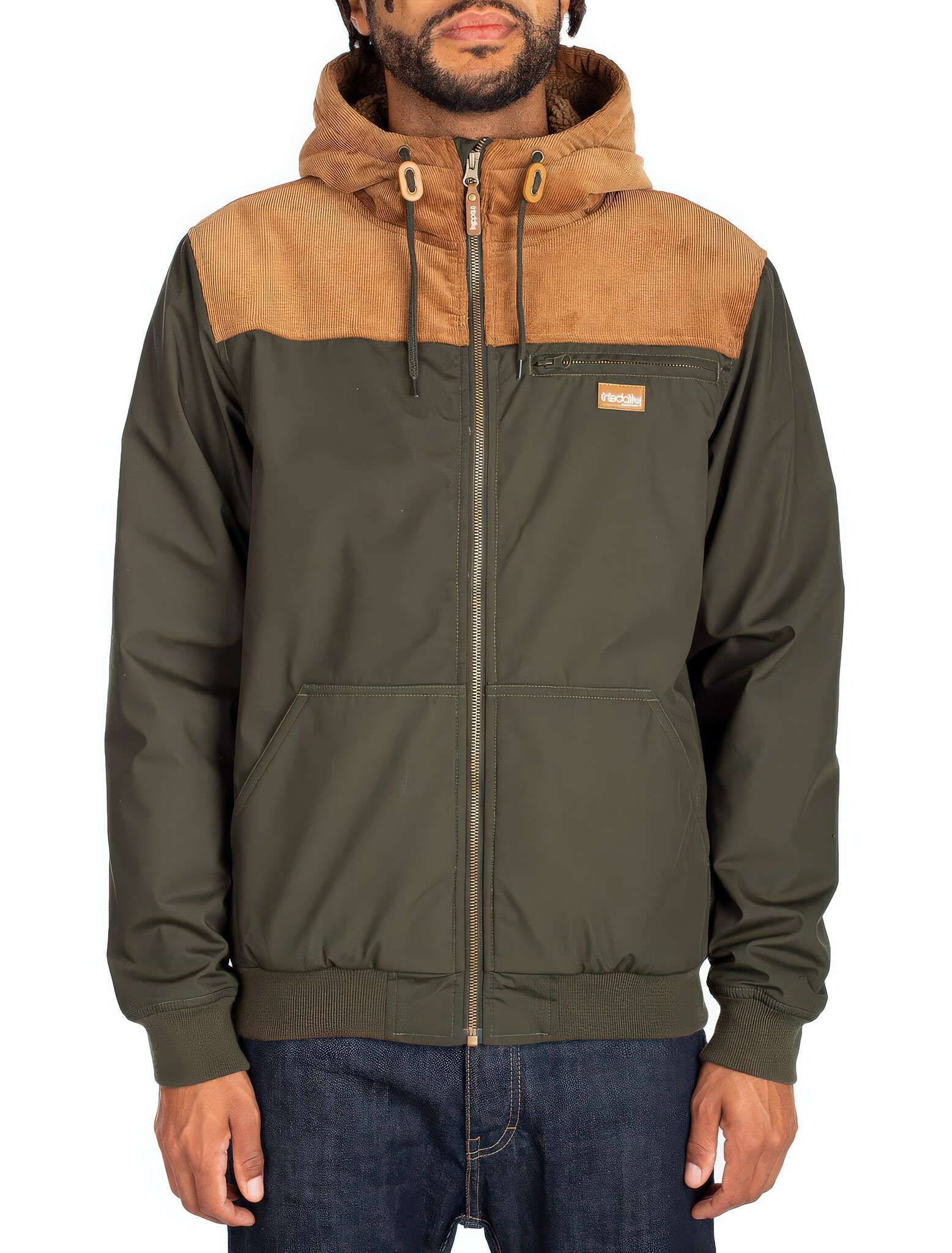 ♣ Hafen Yoke Olive Coated Jacket-2