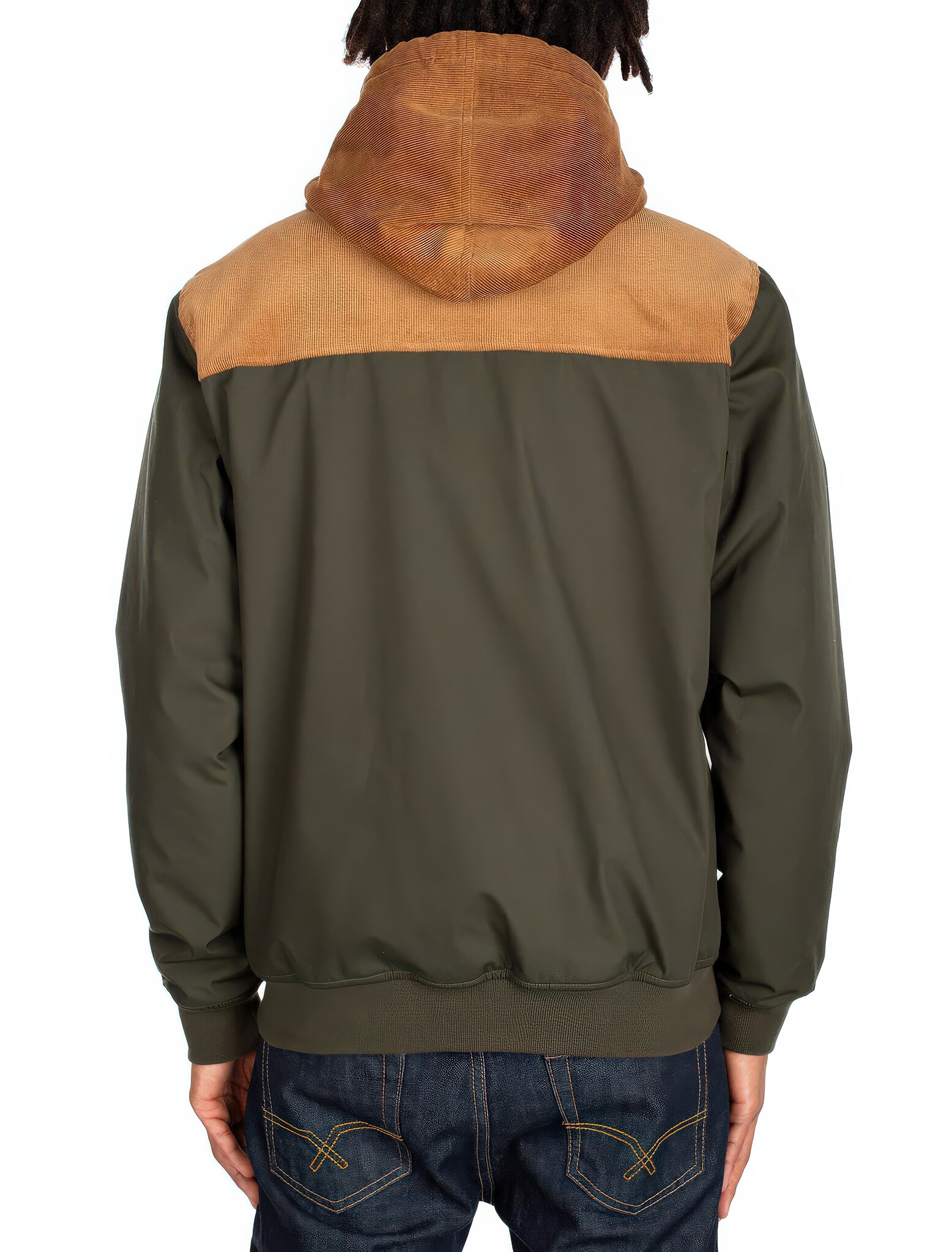 ♣ Hafen Yoke Olive Coated Jacket-4