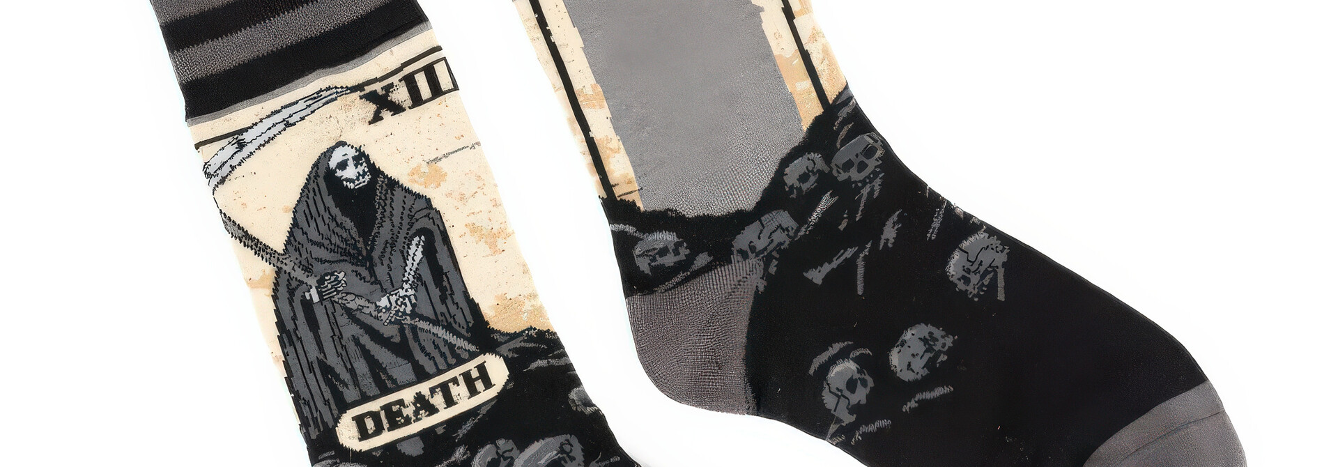 Unisex Death Tarot Card Socks