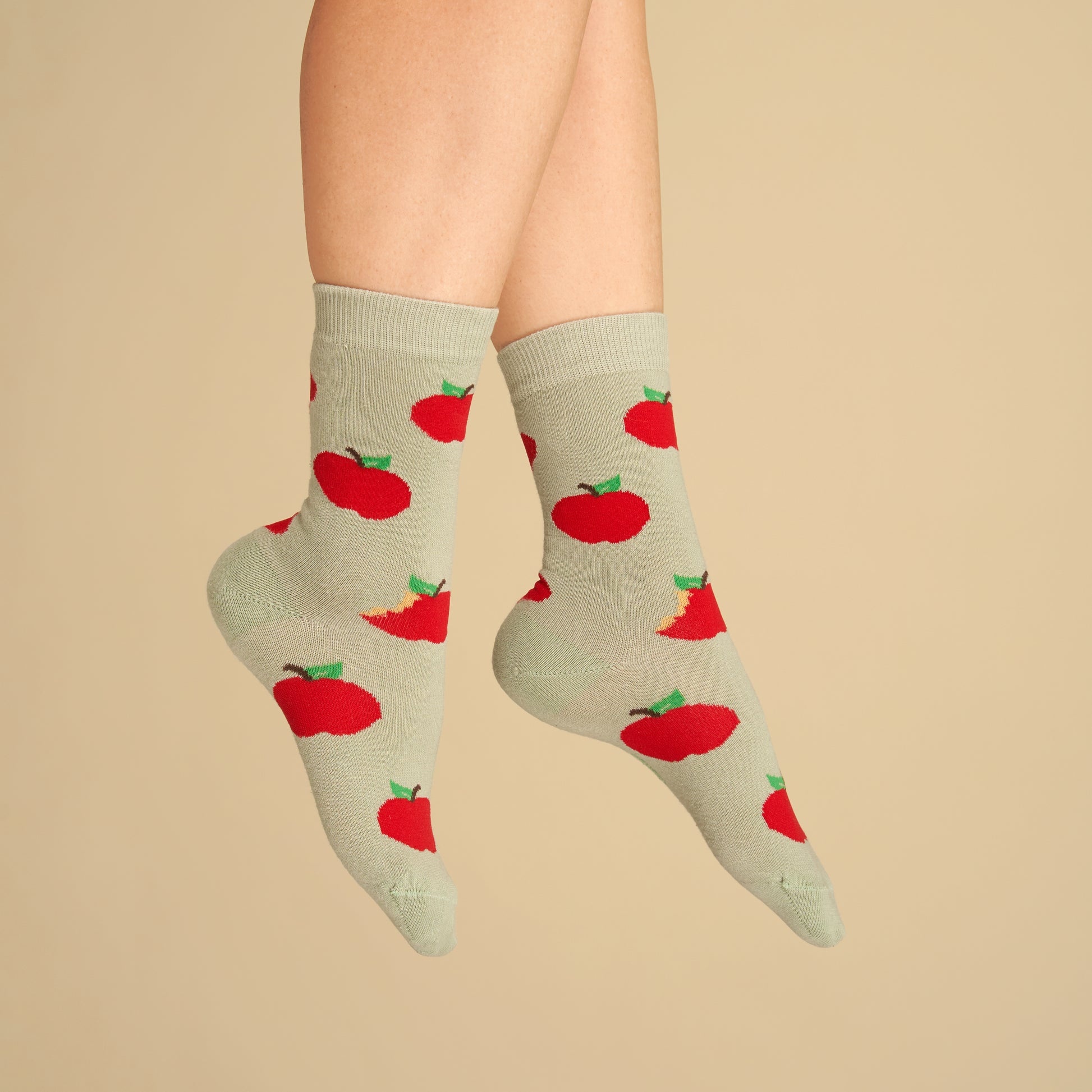 ♣ Green Apple Socks-2