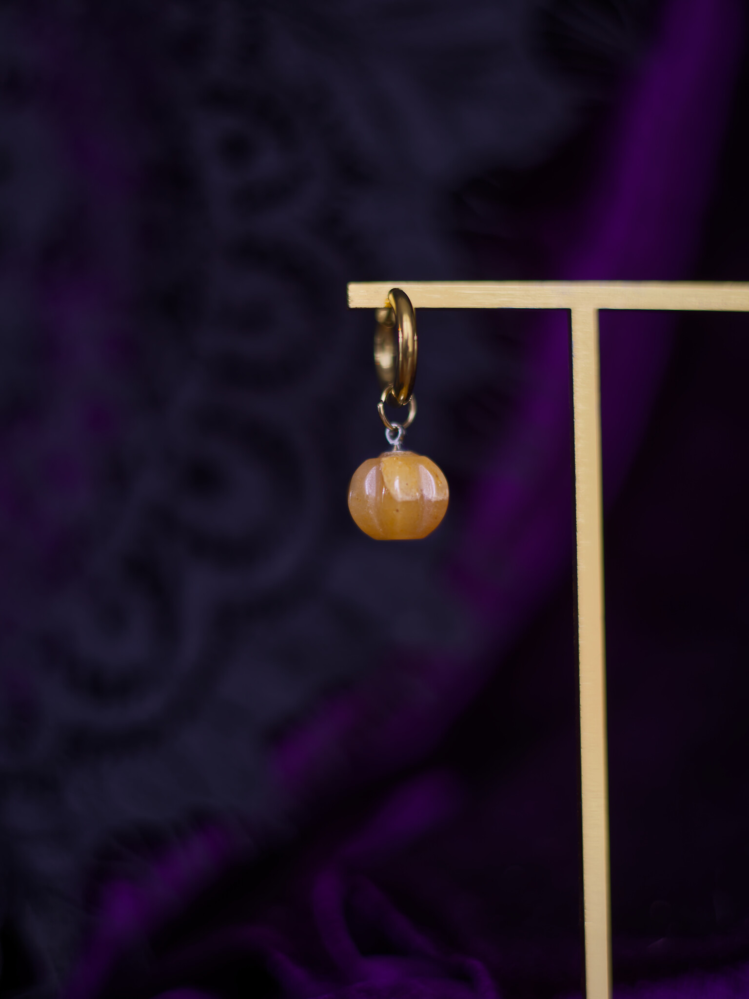 Pumpkin Spice Earring (A Piece)-1