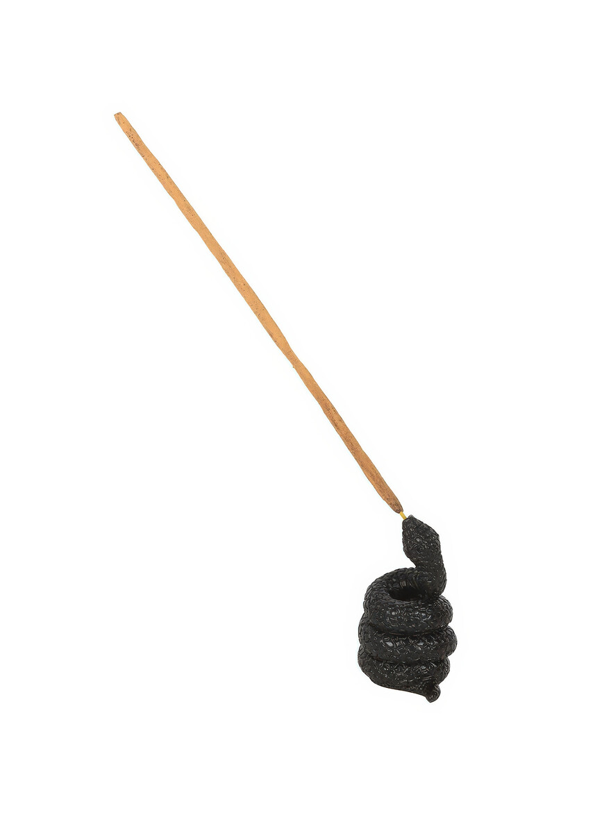 Black Snake Resin Incense Stick Holder
