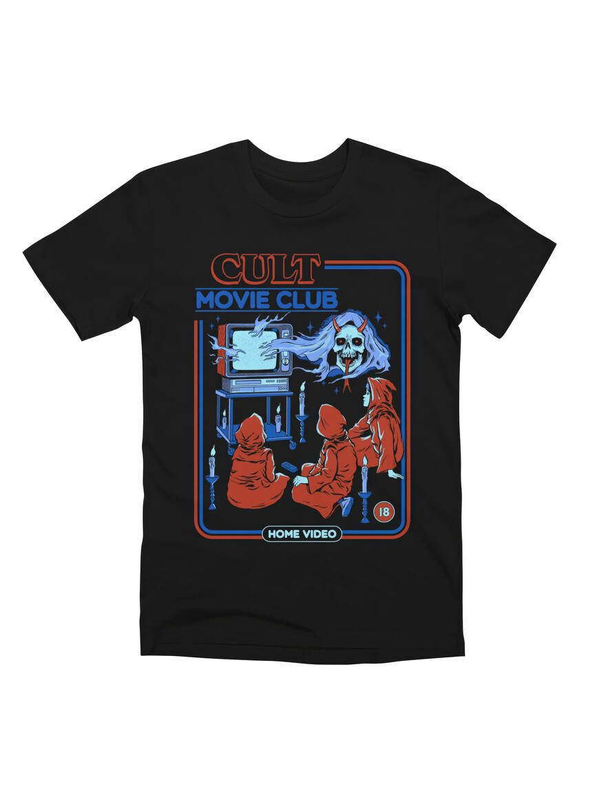 Black Cult Movie Night Tee