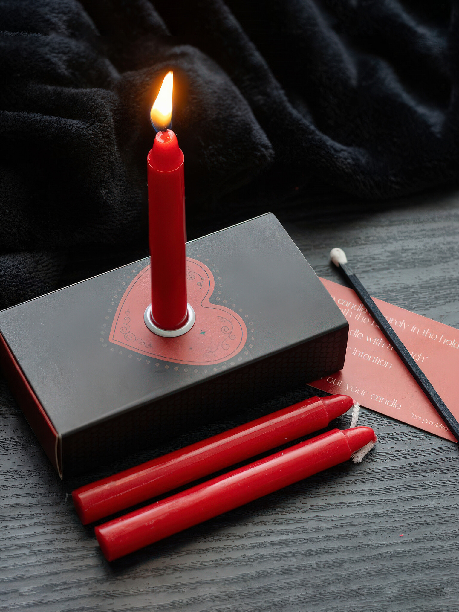 Set of 3 Love Spell Candles in a Box-1