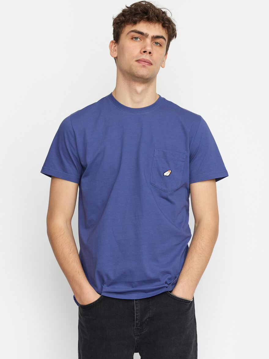 ♣ Purple Icebreaker Pocket Tee