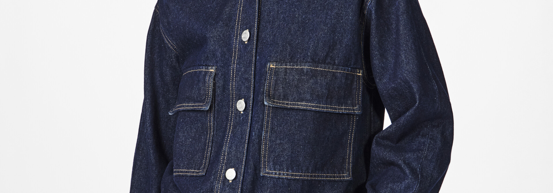 ♣ Yasmaria Flawless Flip Over Denim Jacket