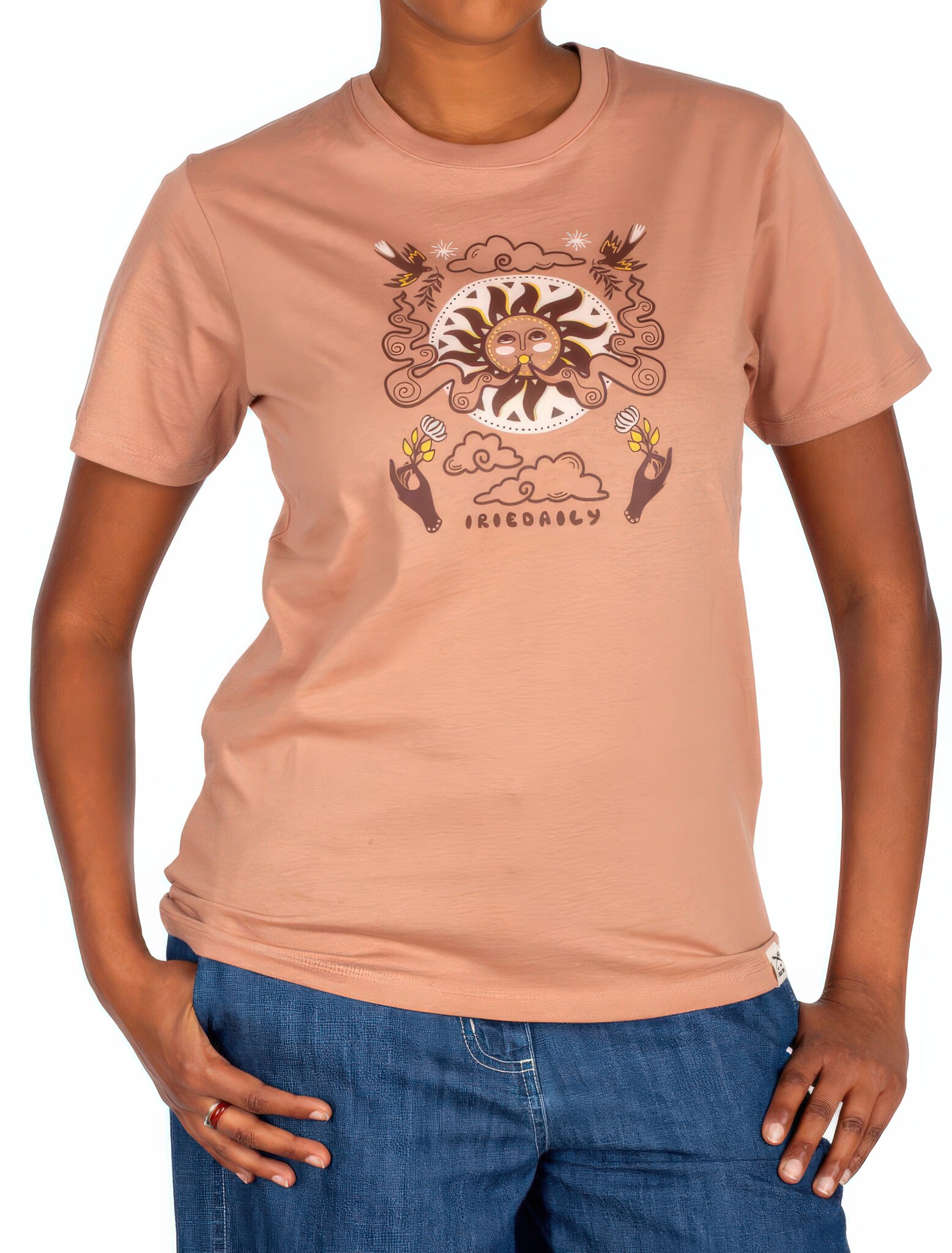 ♣ Smokin' Sun Cedar Rose Tee-3
