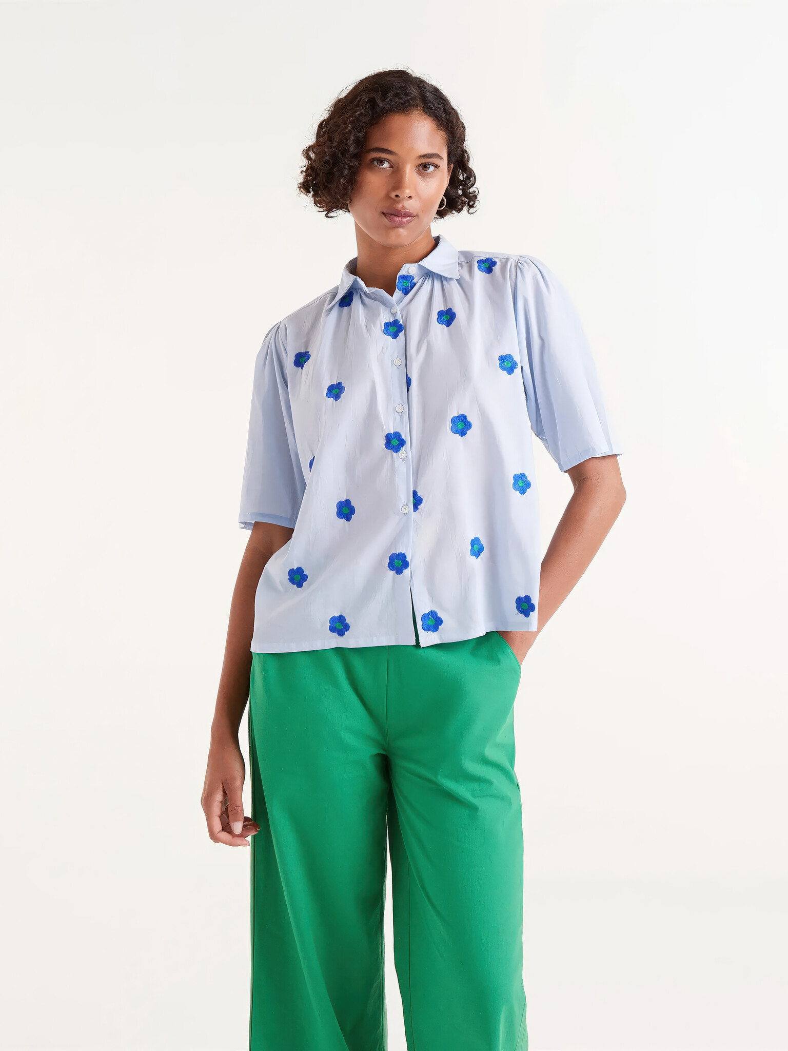 Drops Of Violets Blouse-1