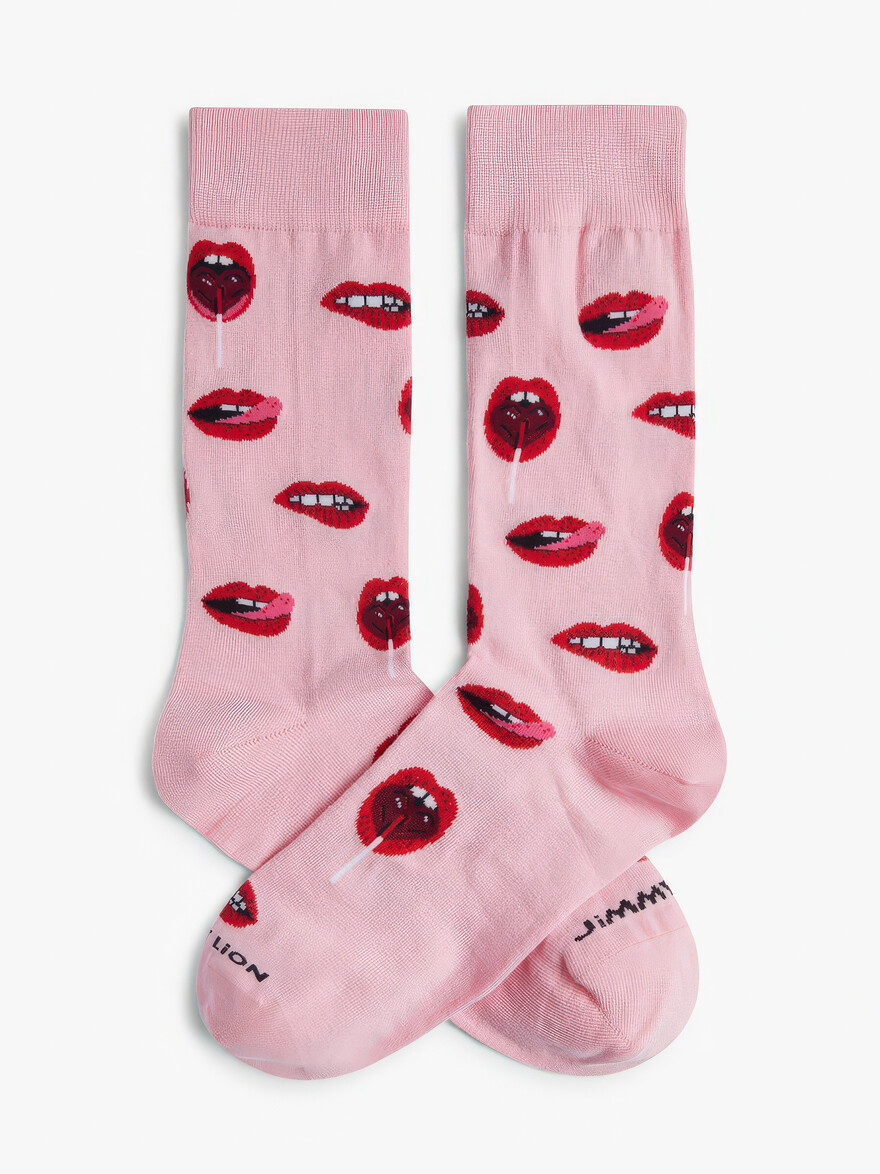 ♣ Pink Sucker Socks