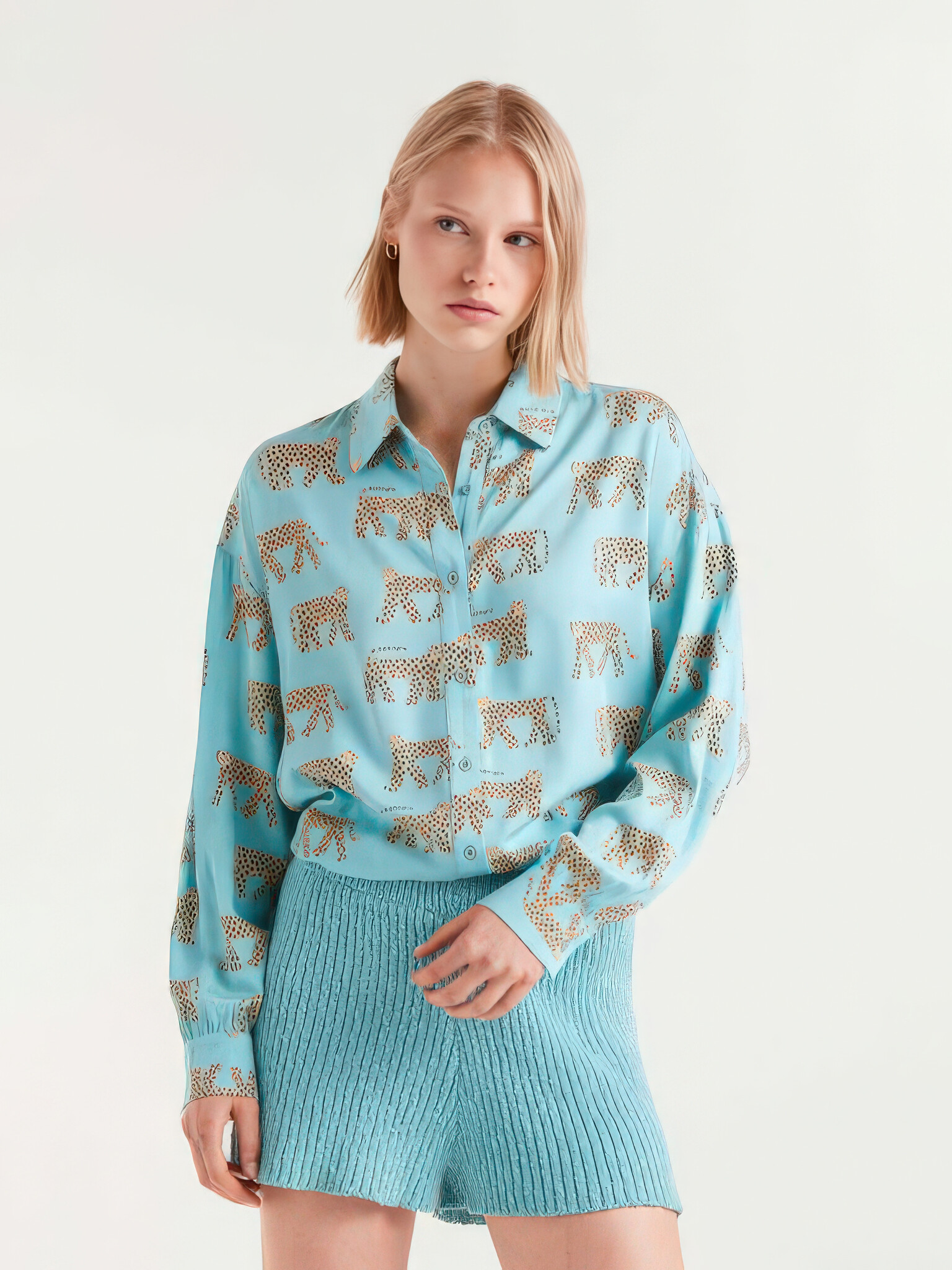 Cheerio Cheetah Blouse-1