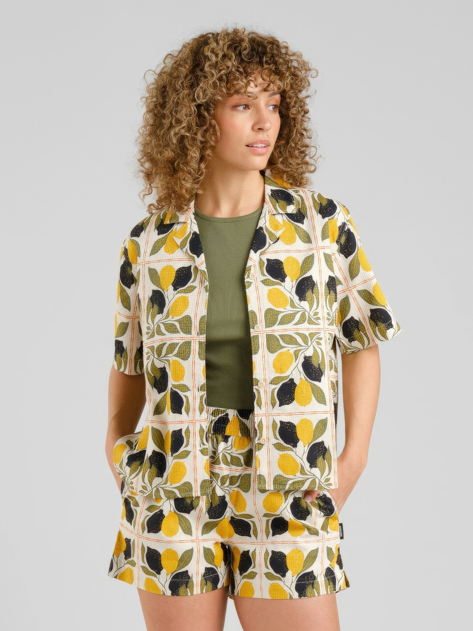 ♣ Torup Lemon Tiles Blouse-1