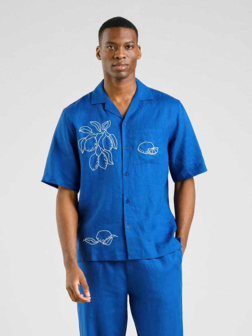 ♣ Marstrand Linen Limoges Lemons Shirt