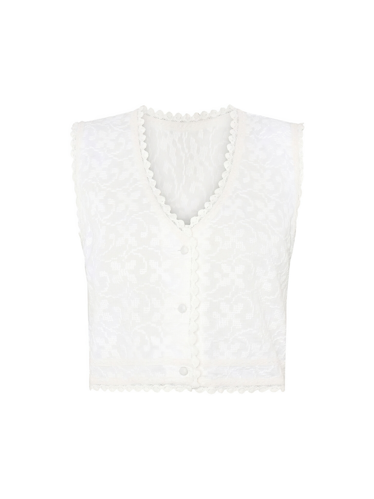 Maeve Lovely Lace Crop Top-6