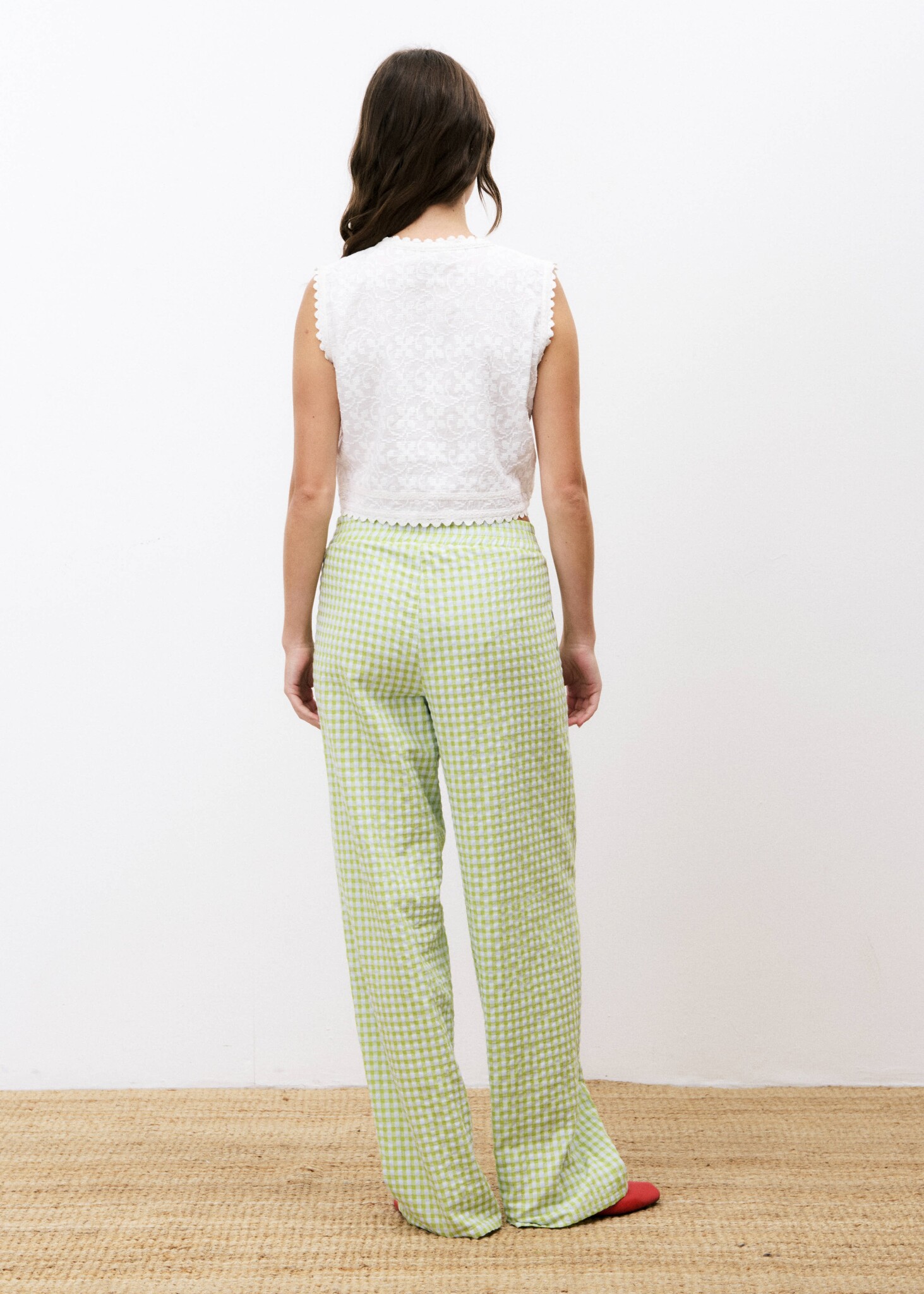 Maeve Lovely Lace Crop Top-3