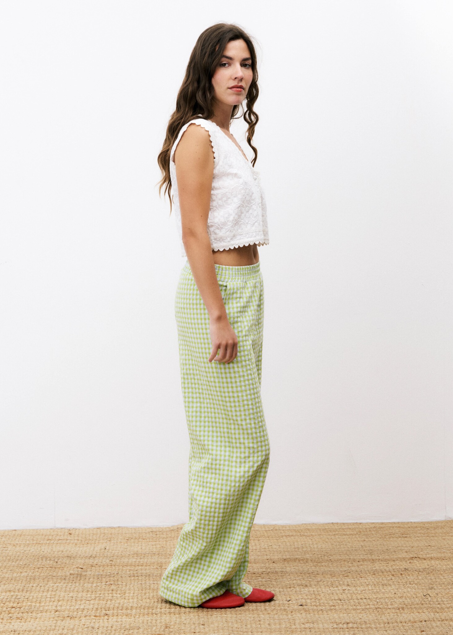 Maeve Lovely Lace Crop Top-4