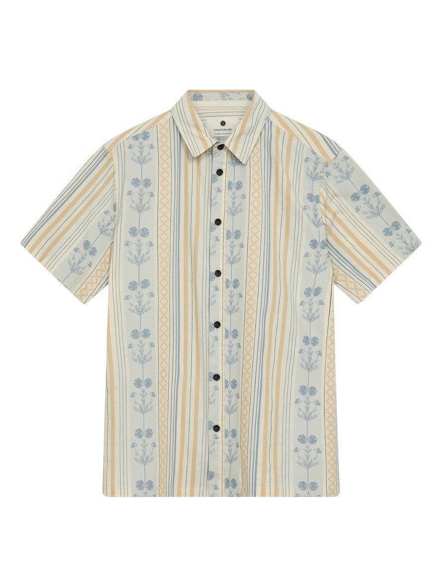 Theo High Contrast Flowers Shirt