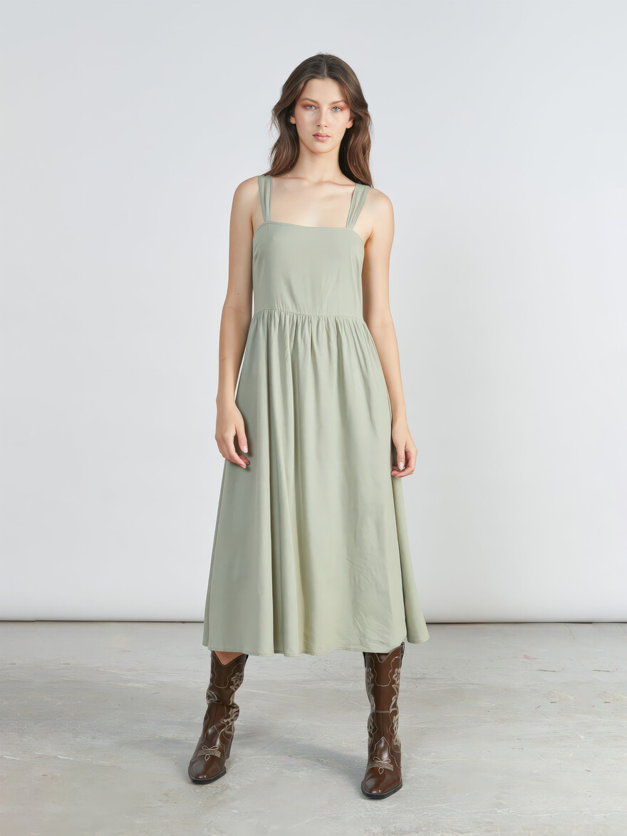 ♣ Spring Flower Fairy Green Dress