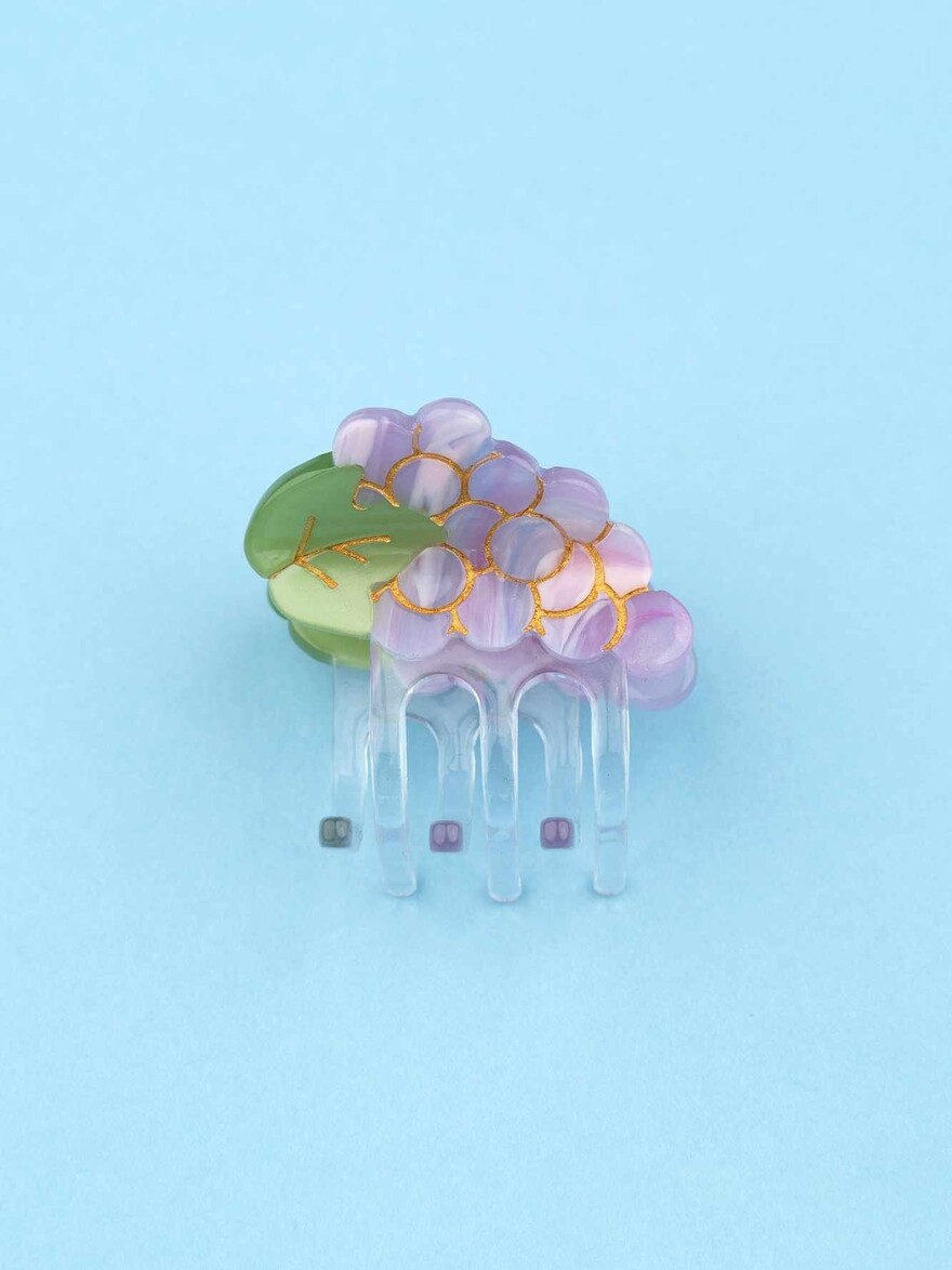 ♣ Mini Grape Hair Claw