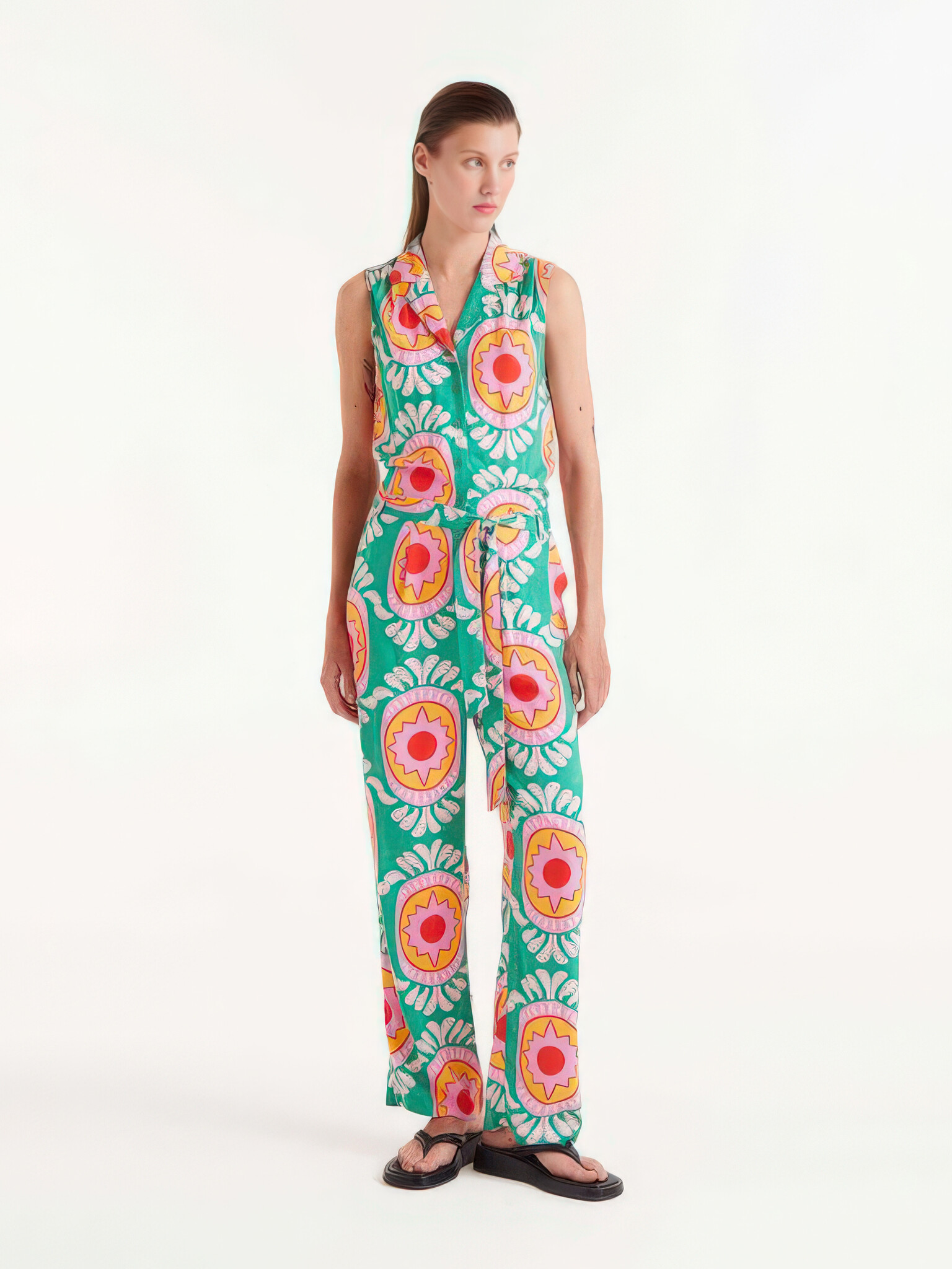 Manic Mango Madness Jumpsuit-1