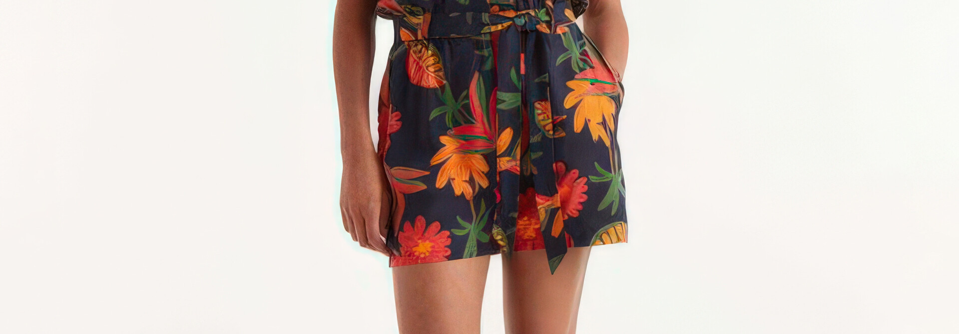 Midnight Flowers Playsuit