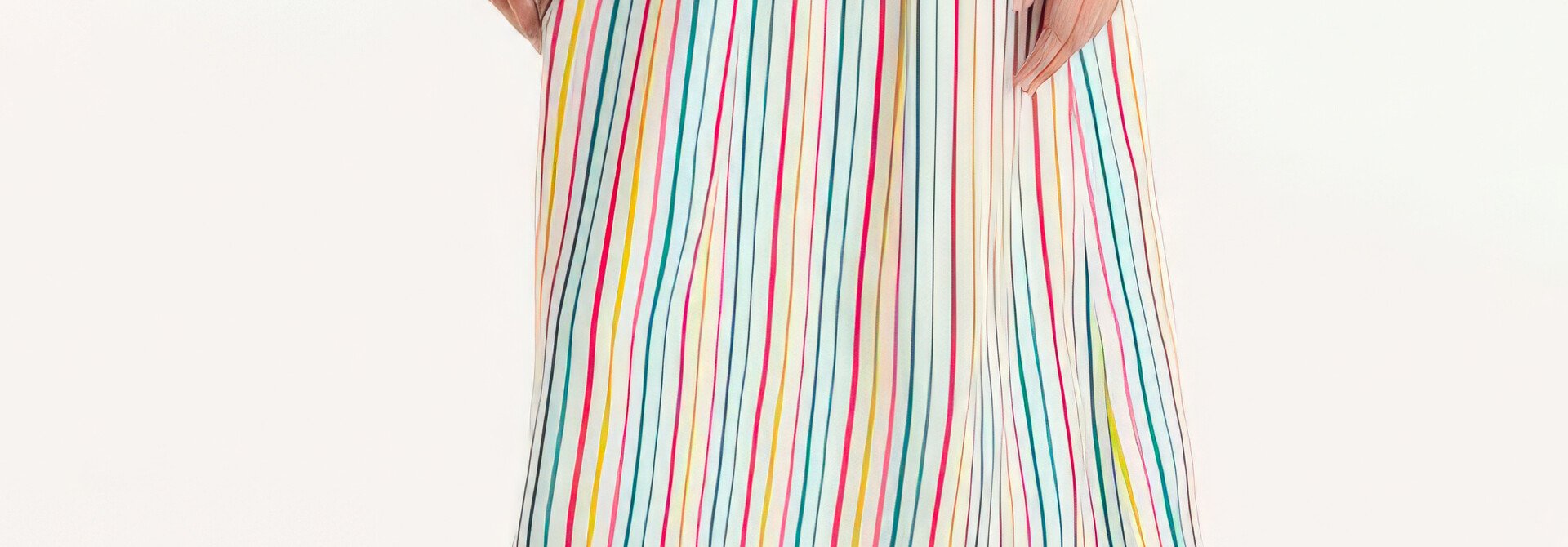 Down At The Fair Striped Skirt