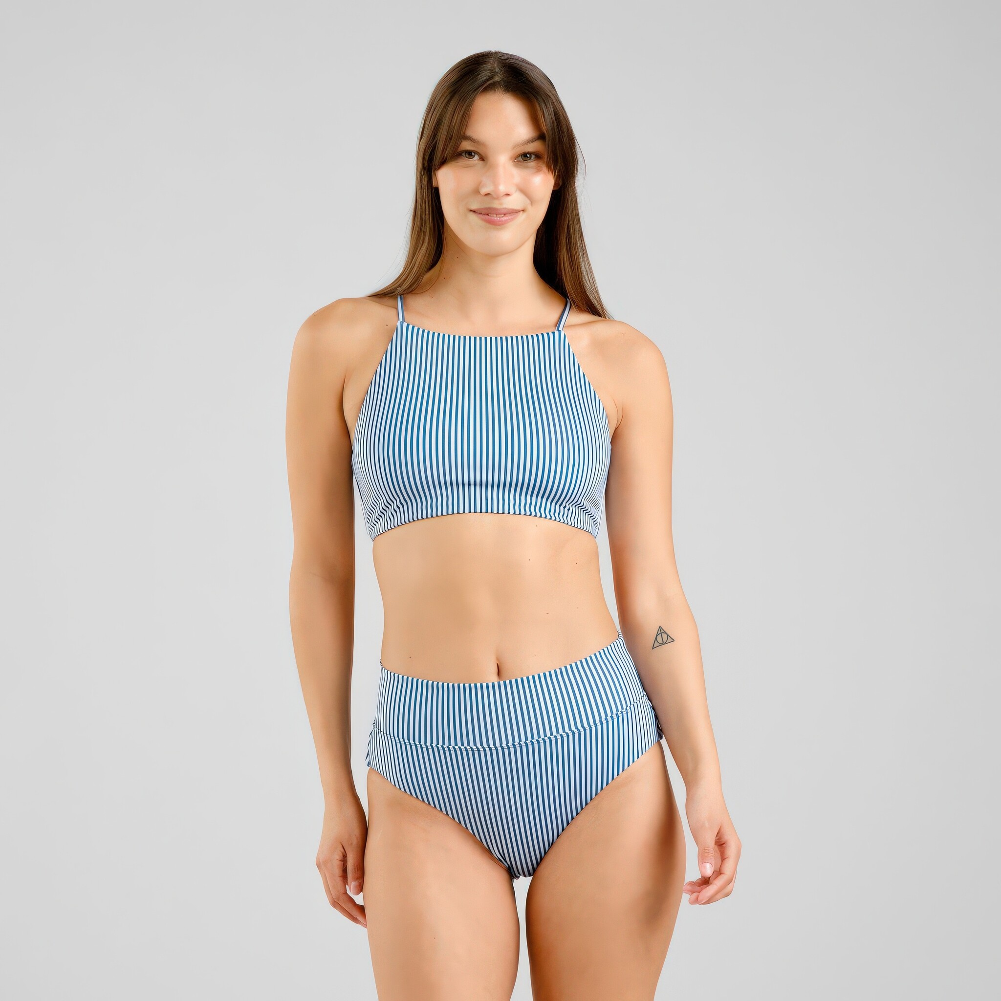 ♣ Slite Thin Stripe Bikini Bottom-4