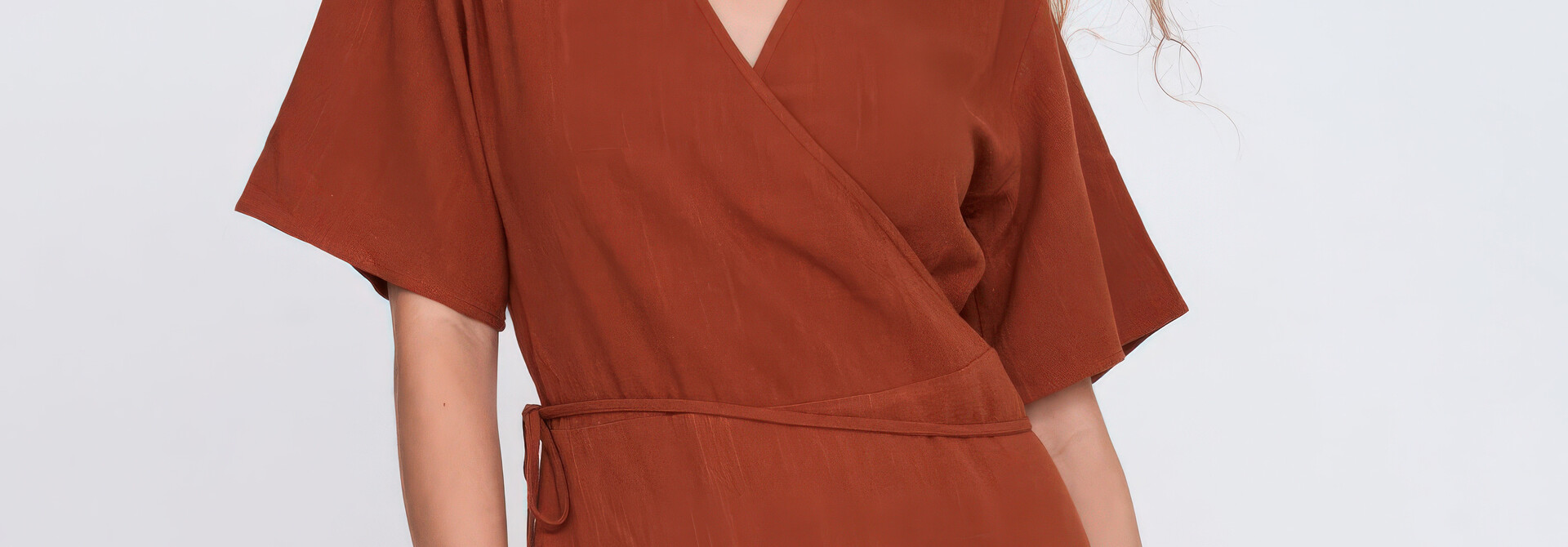 ♣ Marvelous Masonry Wrap Dress