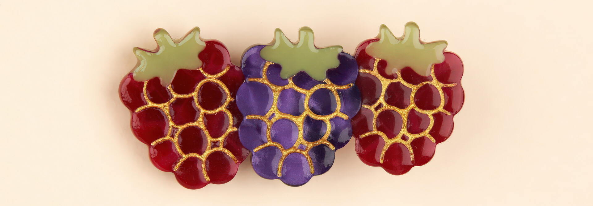 ♣ Red Fruit Hair Clip