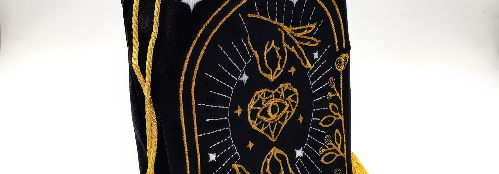 ♣ Velvet Tarot Pouch - GOLD/BLACK