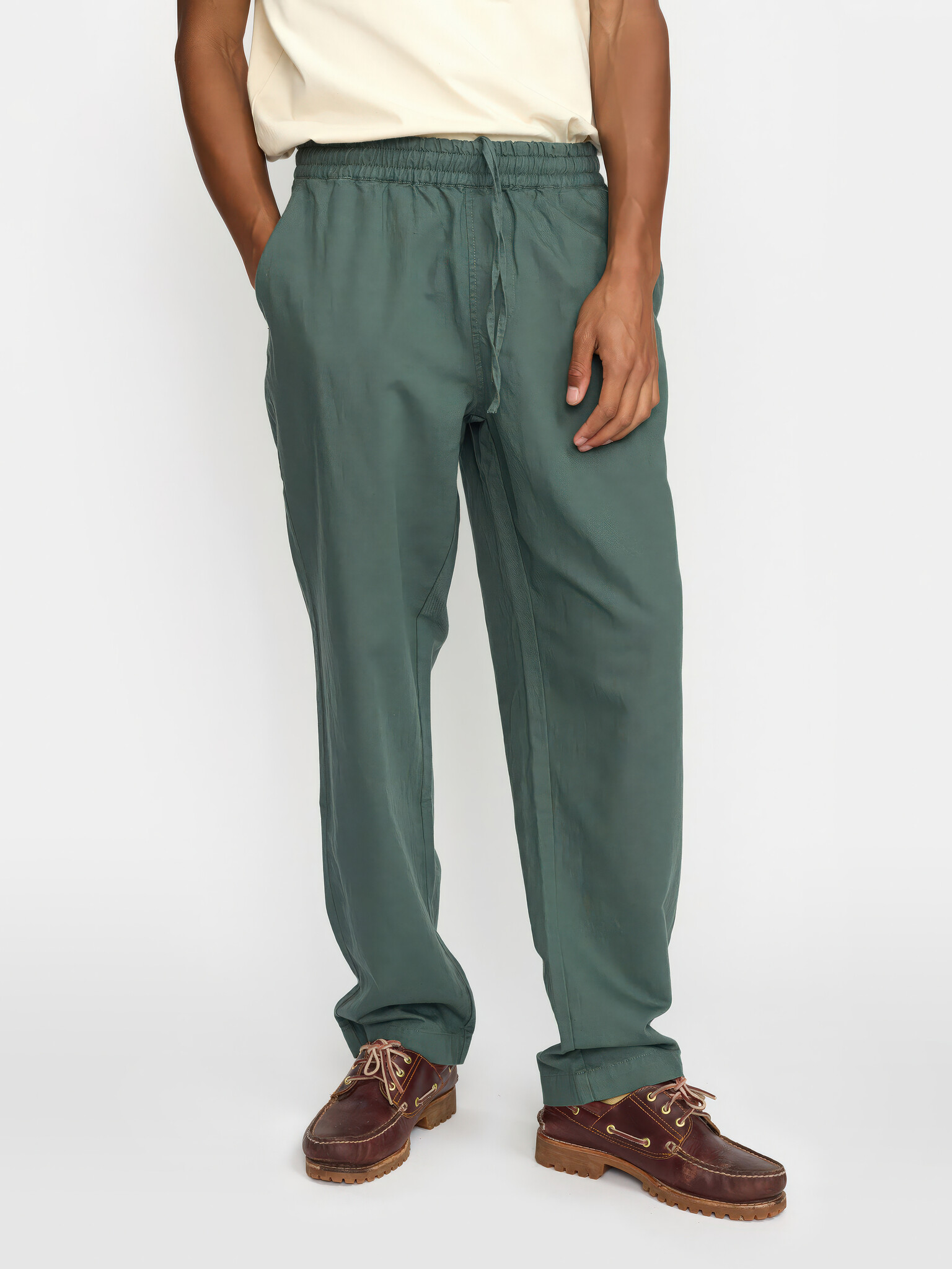 ♣ Ixchel Dusty Green Grasshopper Pants-1