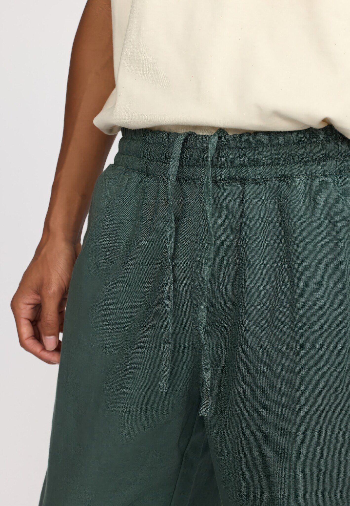 ♣ Ixchel Dusty Green Grasshopper Pants-3