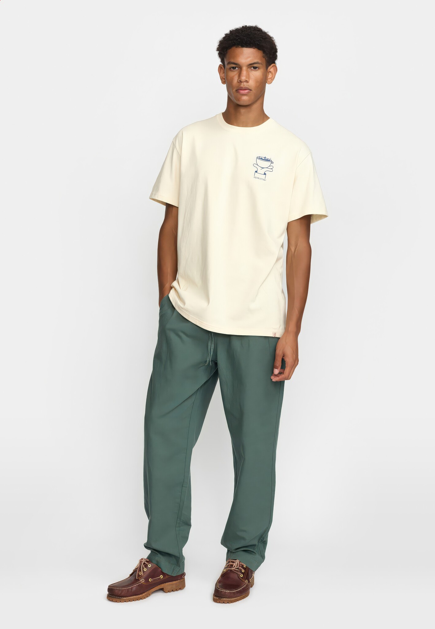 ♣ Ixchel Dusty Green Grasshopper Pants-2