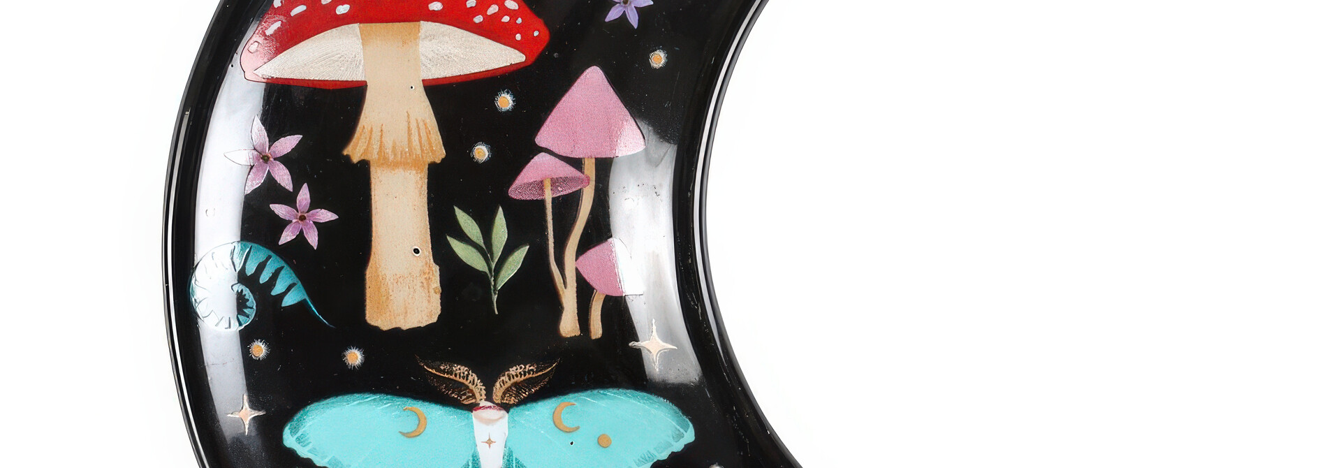 Crescent Moon Dark Forest Trinket Dish