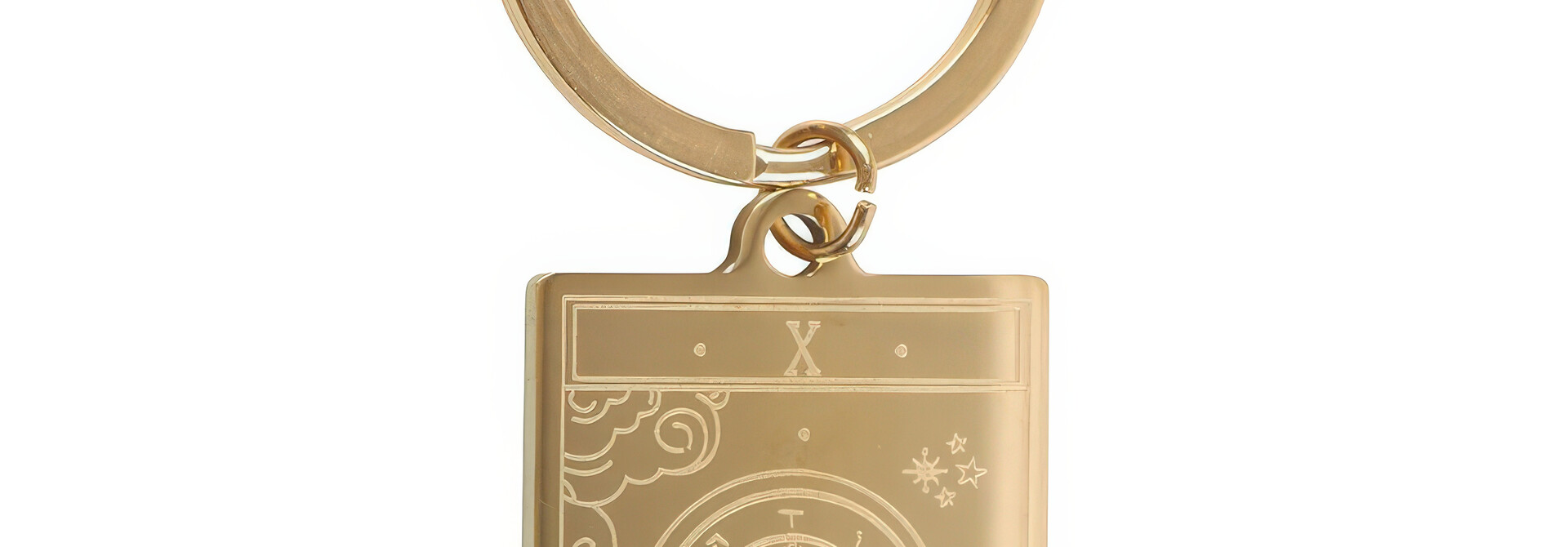 Tarot Keyring - The Wheel Of Fortune