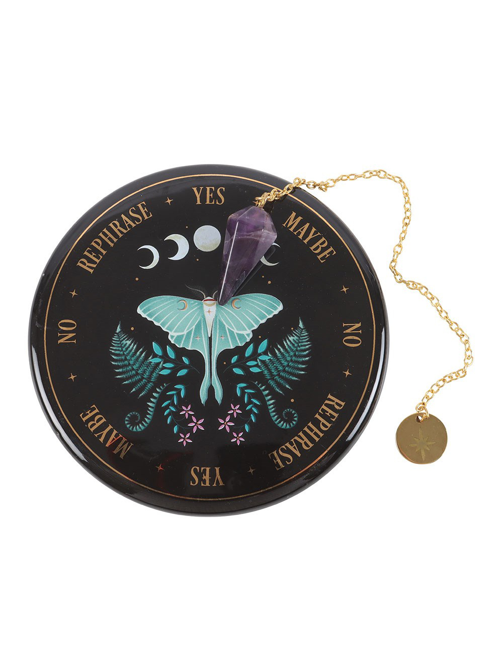 Luna Moth Pedulum Divination Kit-1